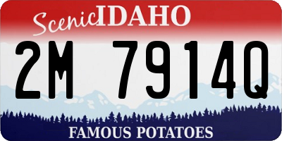 ID license plate 2M7914Q