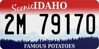 ID license plate 2M7917O