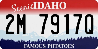 ID license plate 2M7917Q