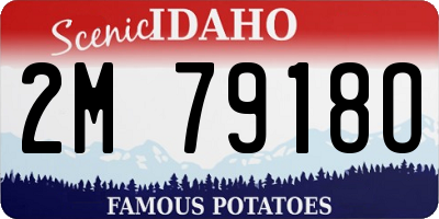 ID license plate 2M7918O