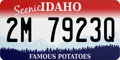 ID license plate 2M7923Q