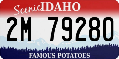 ID license plate 2M7928O