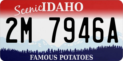ID license plate 2M7946A