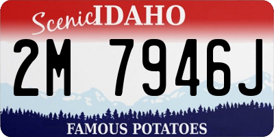 ID license plate 2M7946J