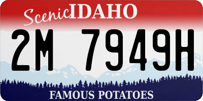 ID license plate 2M7949H