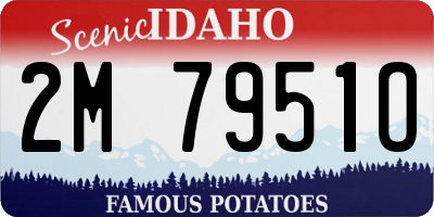 ID license plate 2M7951O