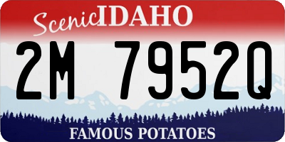 ID license plate 2M7952Q