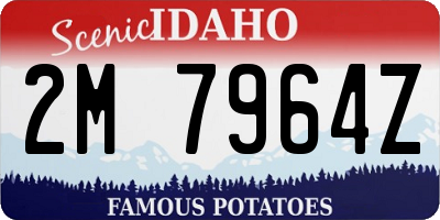 ID license plate 2M7964Z
