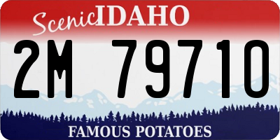 ID license plate 2M7971O