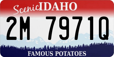 ID license plate 2M7971Q