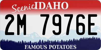 ID license plate 2M7976E