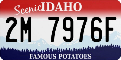 ID license plate 2M7976F
