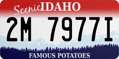 ID license plate 2M7977I