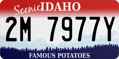 ID license plate 2M7977Y