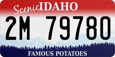 ID license plate 2M7978O