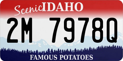 ID license plate 2M7978Q
