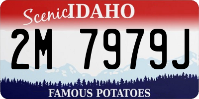 ID license plate 2M7979J