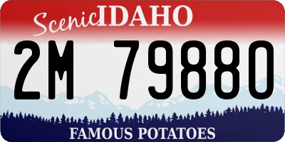 ID license plate 2M7988O