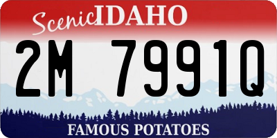 ID license plate 2M7991Q