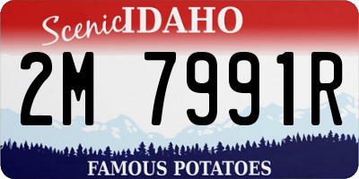 ID license plate 2M7991R