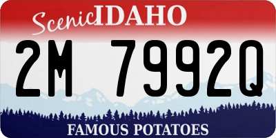 ID license plate 2M7992Q