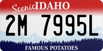 ID license plate 2M7995L