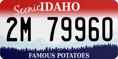 ID license plate 2M7996O