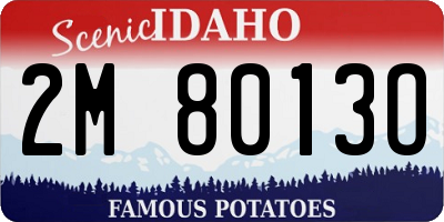 ID license plate 2M8013O