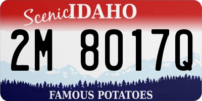 ID license plate 2M8017Q
