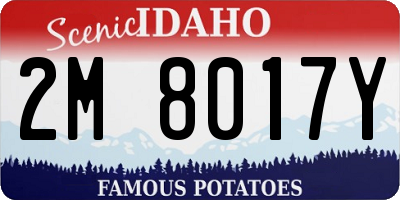 ID license plate 2M8017Y
