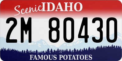 ID license plate 2M8043O