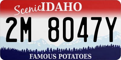 ID license plate 2M8047Y