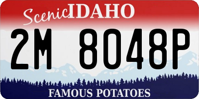 ID license plate 2M8048P