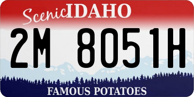 ID license plate 2M8051H