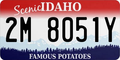 ID license plate 2M8051Y