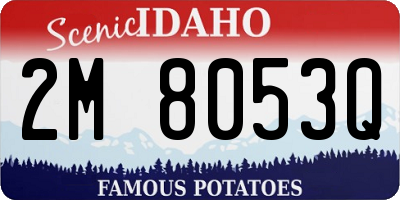 ID license plate 2M8053Q