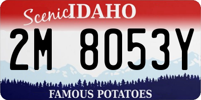 ID license plate 2M8053Y