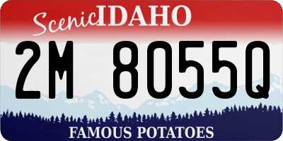 ID license plate 2M8055Q