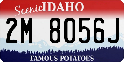 ID license plate 2M8056J