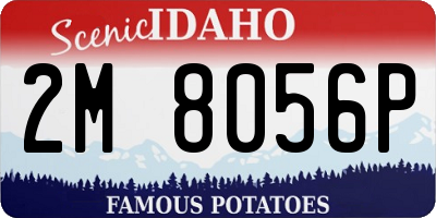 ID license plate 2M8056P