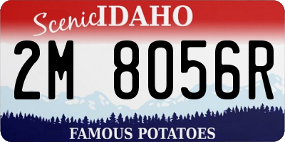 ID license plate 2M8056R