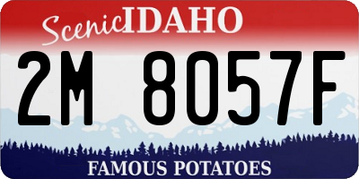 ID license plate 2M8057F