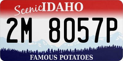 ID license plate 2M8057P