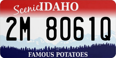 ID license plate 2M8061Q