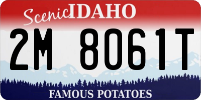 ID license plate 2M8061T