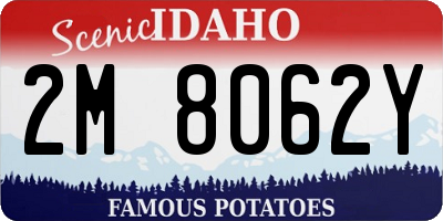 ID license plate 2M8062Y