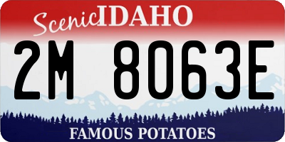 ID license plate 2M8063E