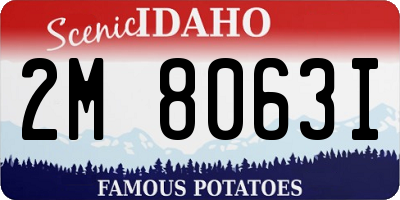 ID license plate 2M8063I