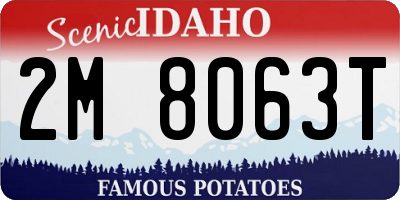 ID license plate 2M8063T