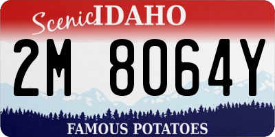ID license plate 2M8064Y
